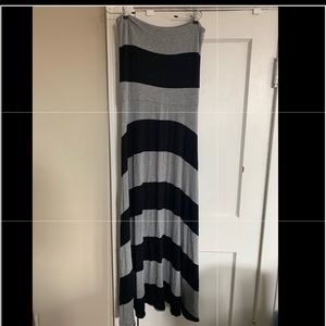 Gap maxi strapless dress